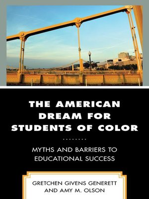 cover image of The American Dream for Students of Color